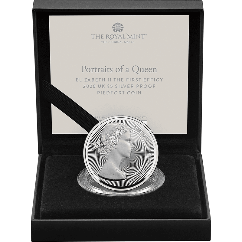 英国 2026年 エリザベス2世の肖像 第1の肖像 メアリー・ギリック作 5