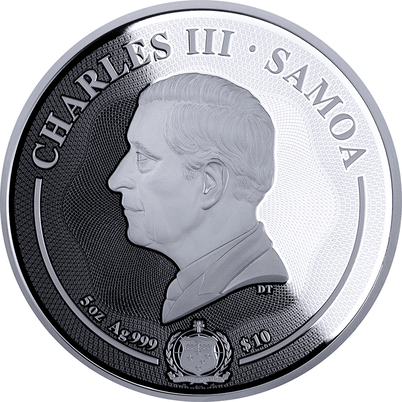 供給元問合せ】 サモア 2026年 雄大な野生動物 オオカミ 10ドル銀貨