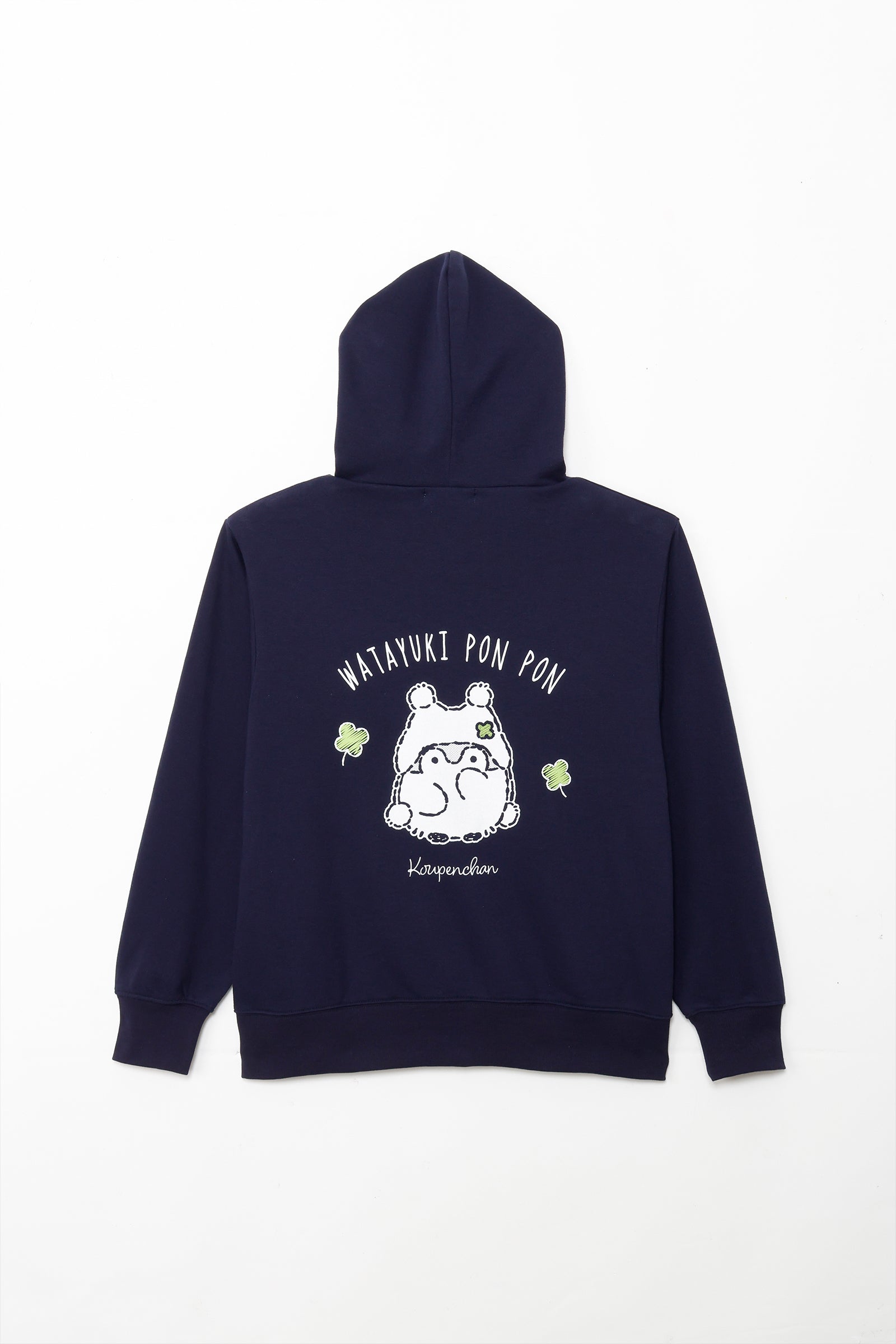 コウペンちゃん ZIPパーカー わた雪ぽんぽん ネイビー