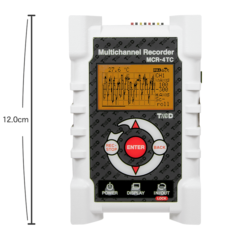 熱電対対応 4チャンネル温度データロガー MCR-4TCの製品情報 | T&D公式