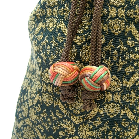 信玄袋 山羊花卉文錦 – 龍村美術織物公式オンラインショップ