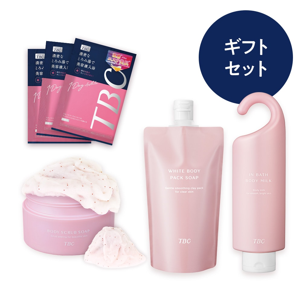 ギフトセット] 【4品】お風呂美容セット（メッセージカード付