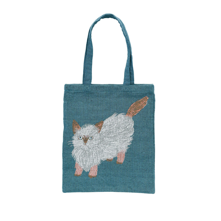 松尾ミユキ】 トートバッグ Rectangle Cat｜てんとてん｜インテリア