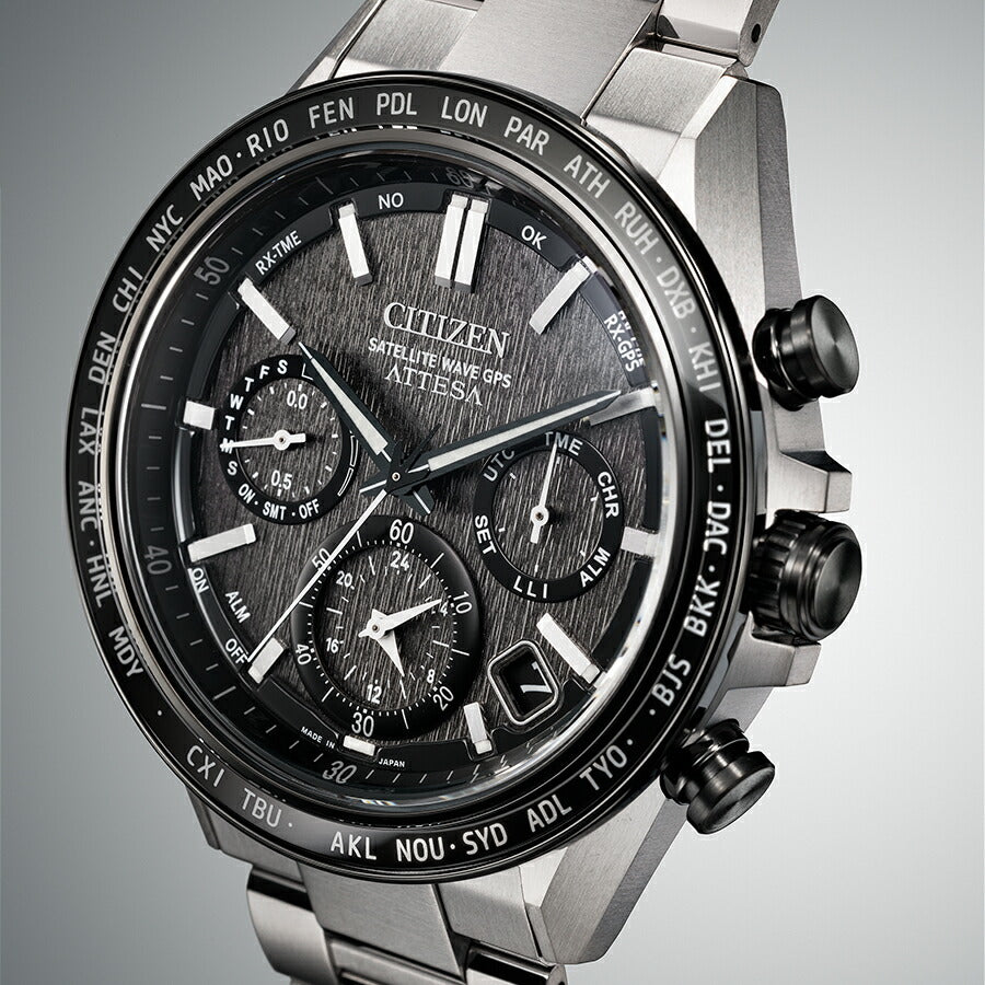 シチズン アテッサ アクトライン CC4058-67X メンズ ソーラー GPS衛星