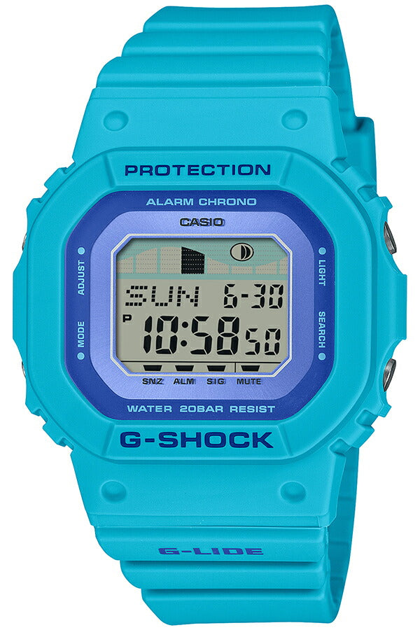 G-SHOCK G-LIDE ミッドサイズ ブライトフラワーカラー ブルージェイド