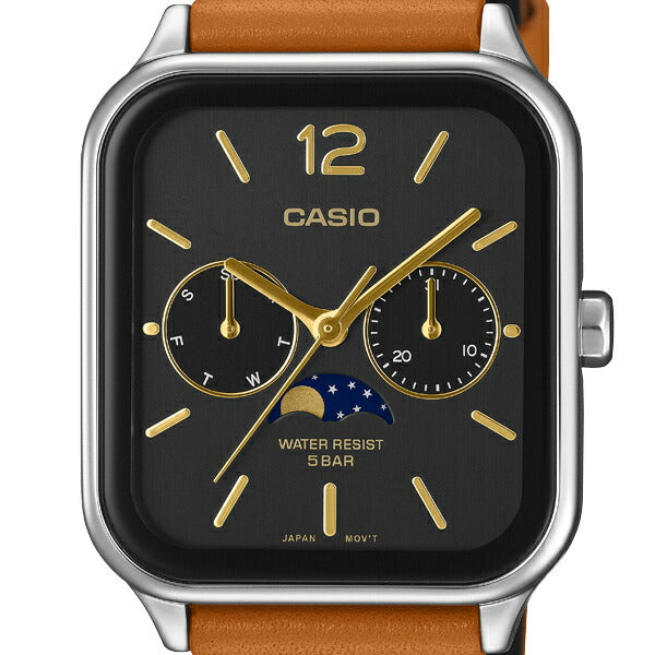 カシオ コレクション 角型 ムーンフェイズ MTP-M305L-1AJF メンズ