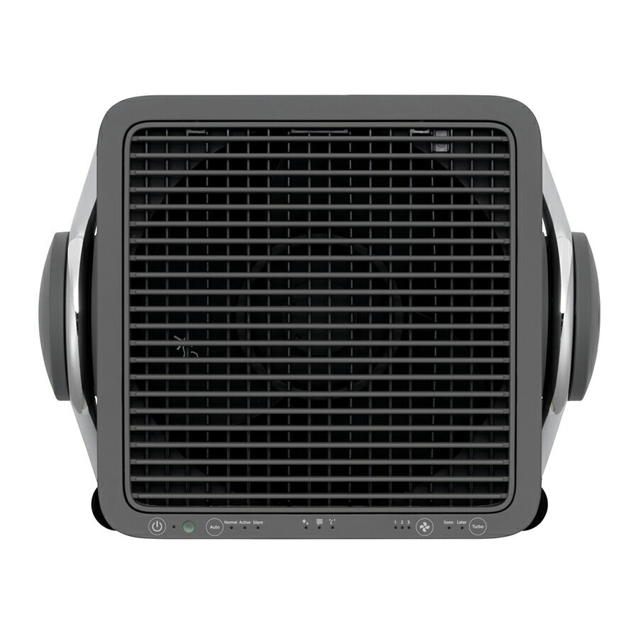 リズム 空気清浄機 コンパクトサイズ 36畳 2重反転ファン ダークグレー