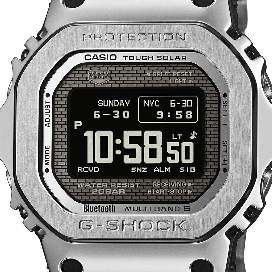 G-SHOCK フルメタル MIP液晶モデル シルバー GMW-BZ5000D-1JF メンズ