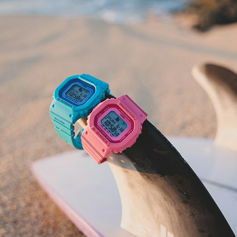 G-SHOCK G-LIDE ミッドサイズ ブライトフラワーカラー ブルージェイド