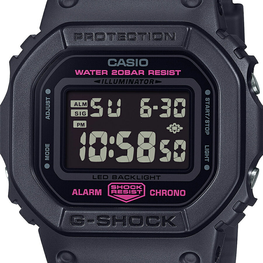 G-SHOCK ピンクリボン活動支援モデル DW-5600PK-1JR メンズ 電池式