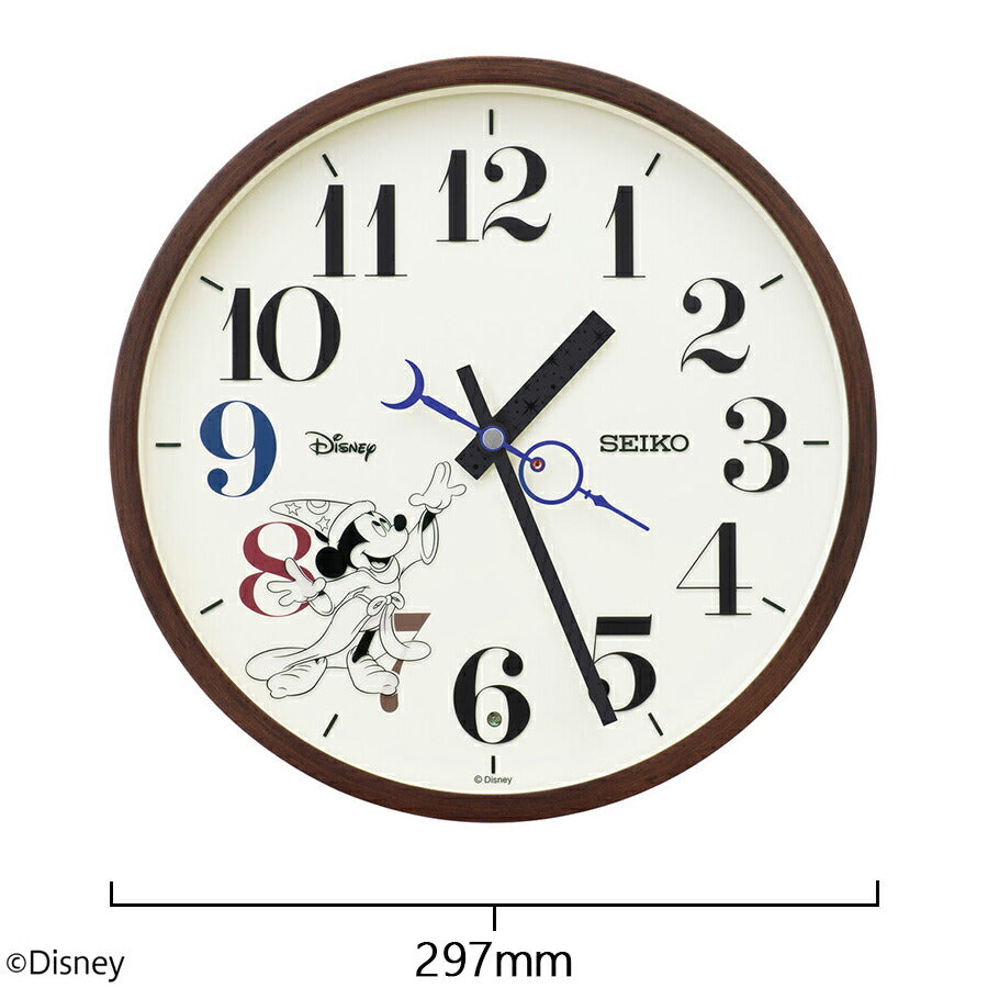 セイコー クロック 大人ディズニー ファンタジア 電波 掛け時計 FS514B
