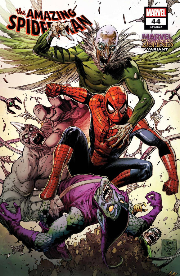 Amazing Spider-Man #44 Daniel Marvel Zombies Var from MARVEL