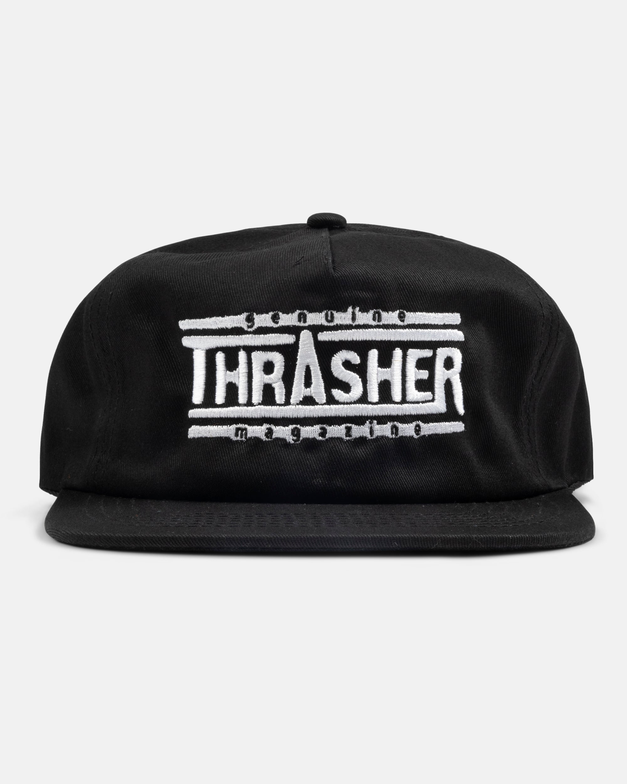 GENUINE - SNAPBACK - BLACK – Thrasher Magazine