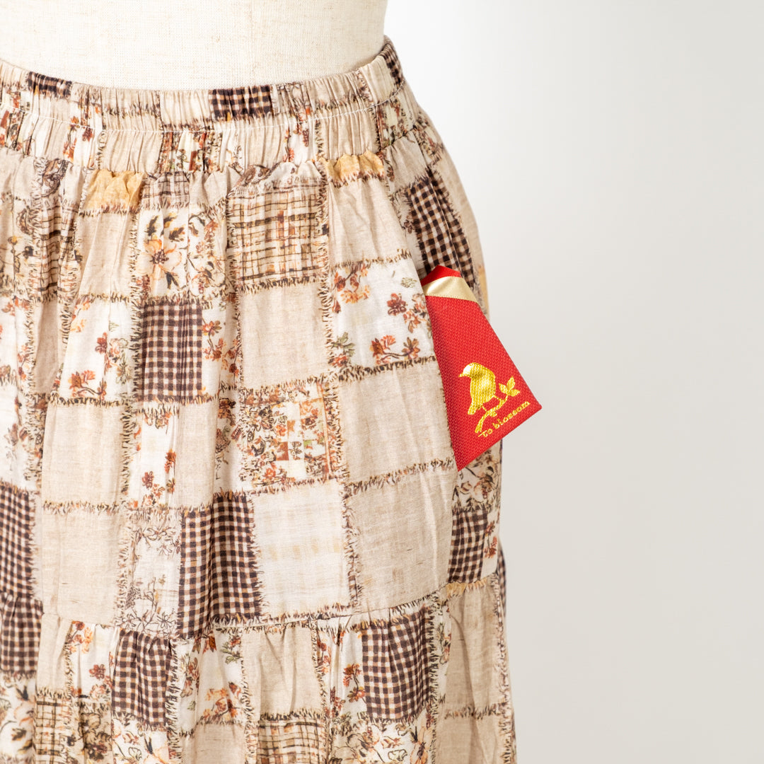 クレイジーパッチワークスカート – to blossom