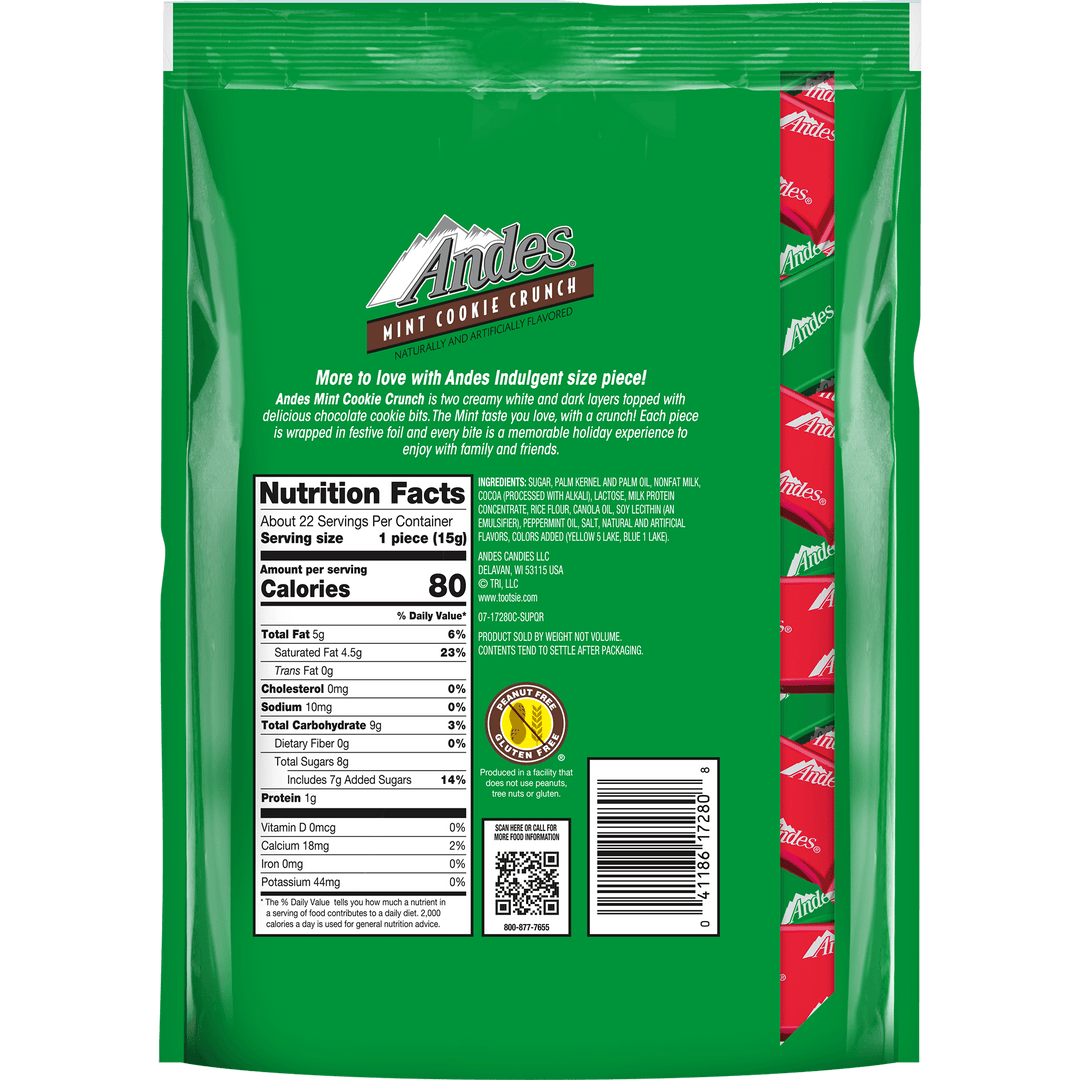 Andes Mint Cookie Crunch (11.28 oz. Bag) – Tootsie Roll