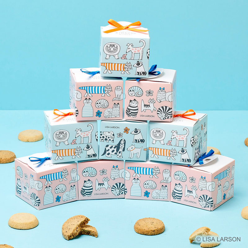 キハチ×リサ・ラーソン】プティBOX 紅茶クッキー&ミニタオルセット