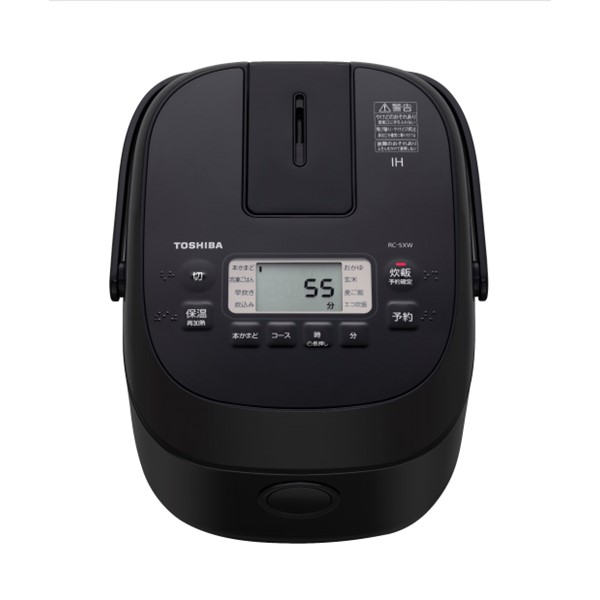 東芝 IH ジャー炊飯器 RC-5XW(K)((K)ブラック): 家電商品｜東芝ライフ