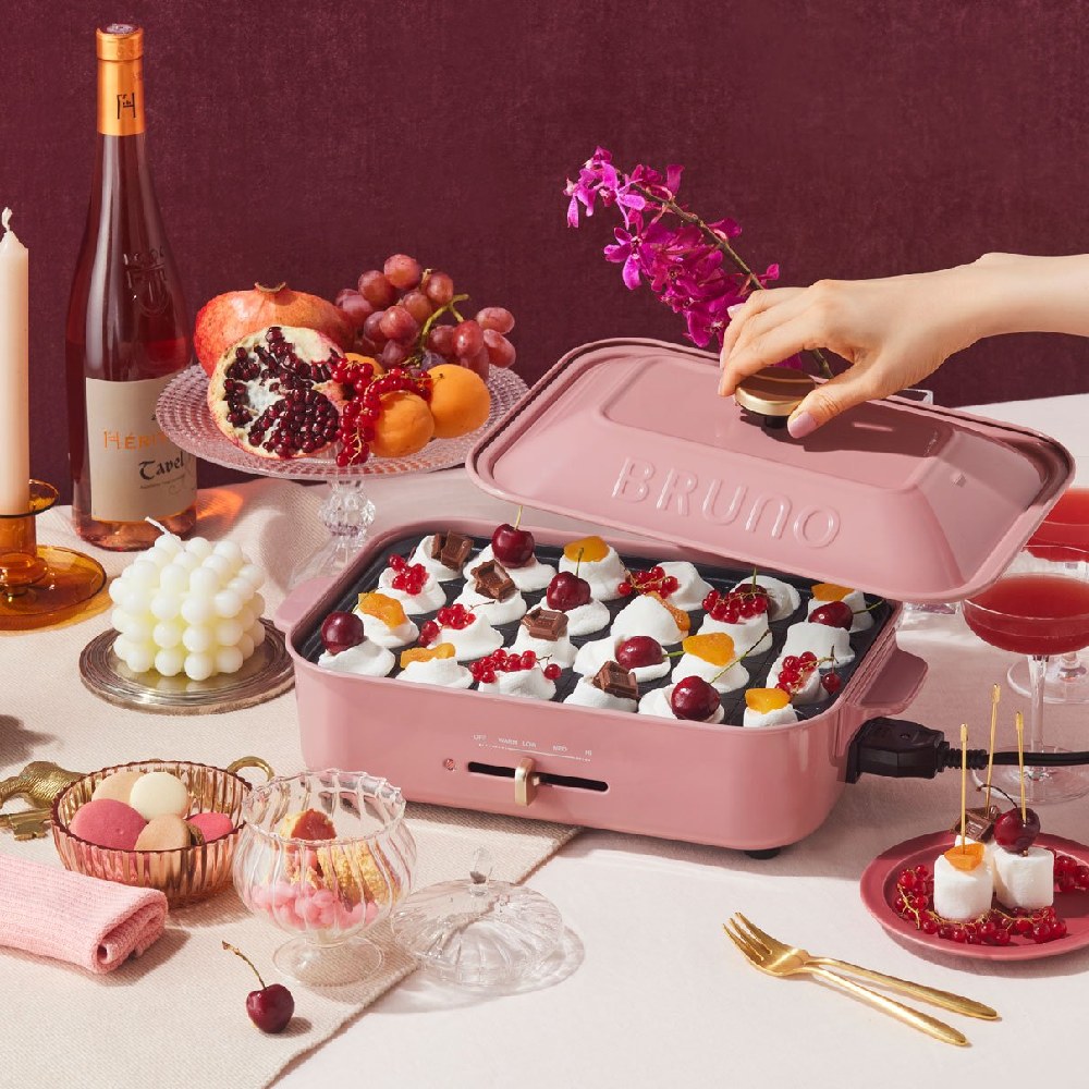 Bruno Compact Hotplate Rose Pink - ToTT Store Singapore