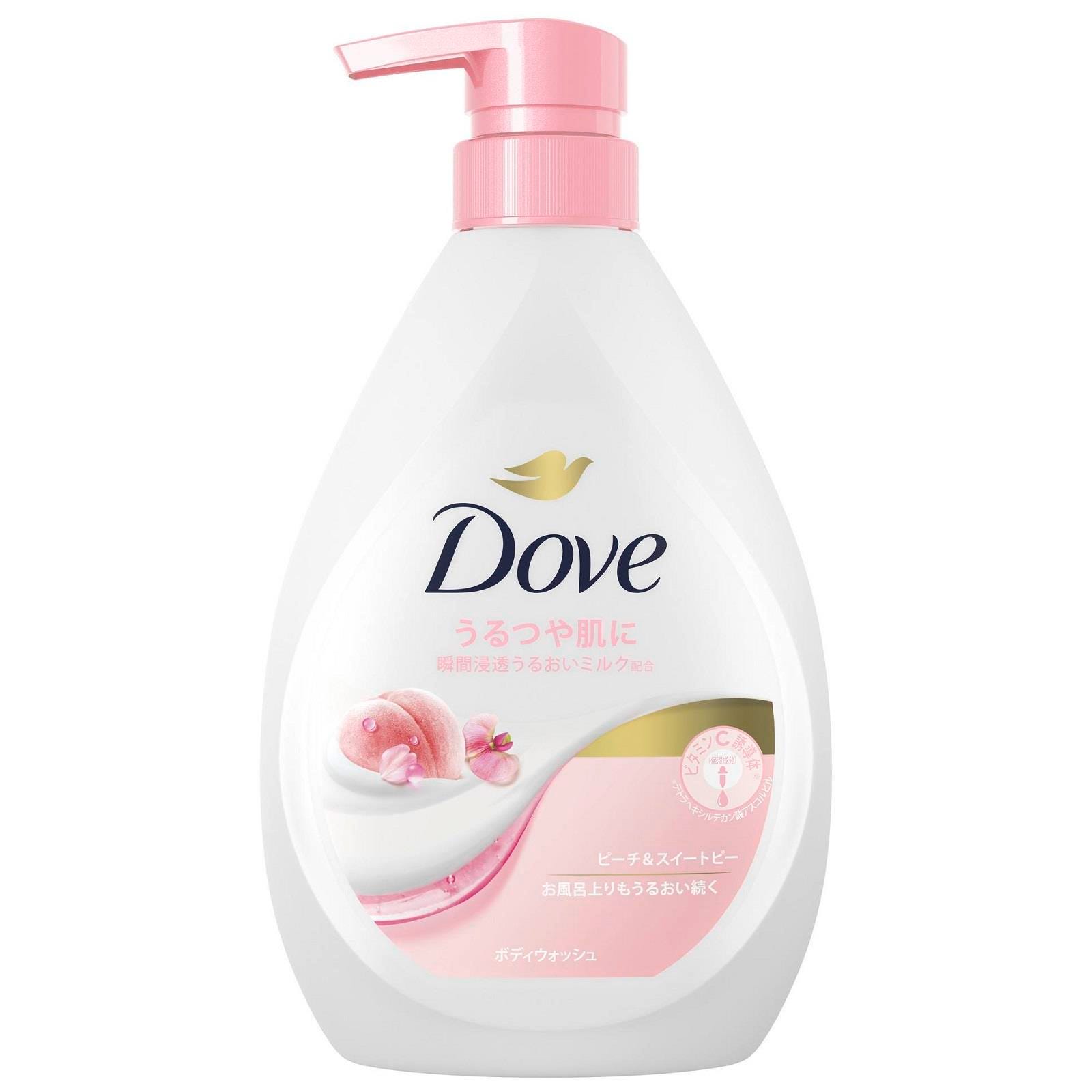ユニリーバ ダヴ ボディウォッシュ ピーチ＆スイートピー ポンプ (470g