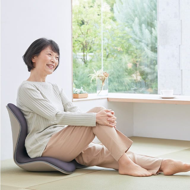 MTG スタイルプレミアム ブラック (1個) 椅子 座椅子 イス クッション