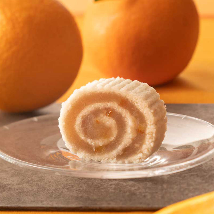 京観世 オレンジ 1個｜夏の新定番｜鶴屋吉信公式オンラインショップ