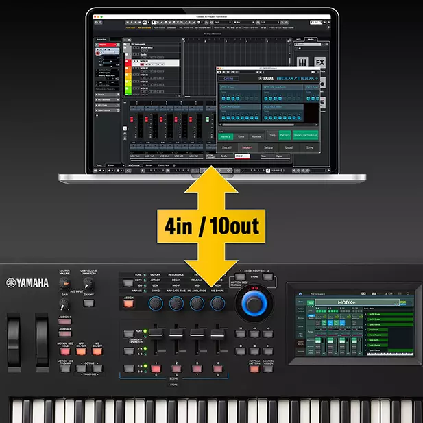 MODX8+ 88-Key Synthesizer - Yamaha USA