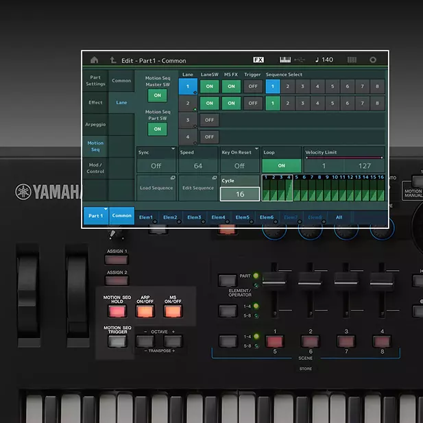 MODX6+ 61-Key Synthesizer - Yamaha USA