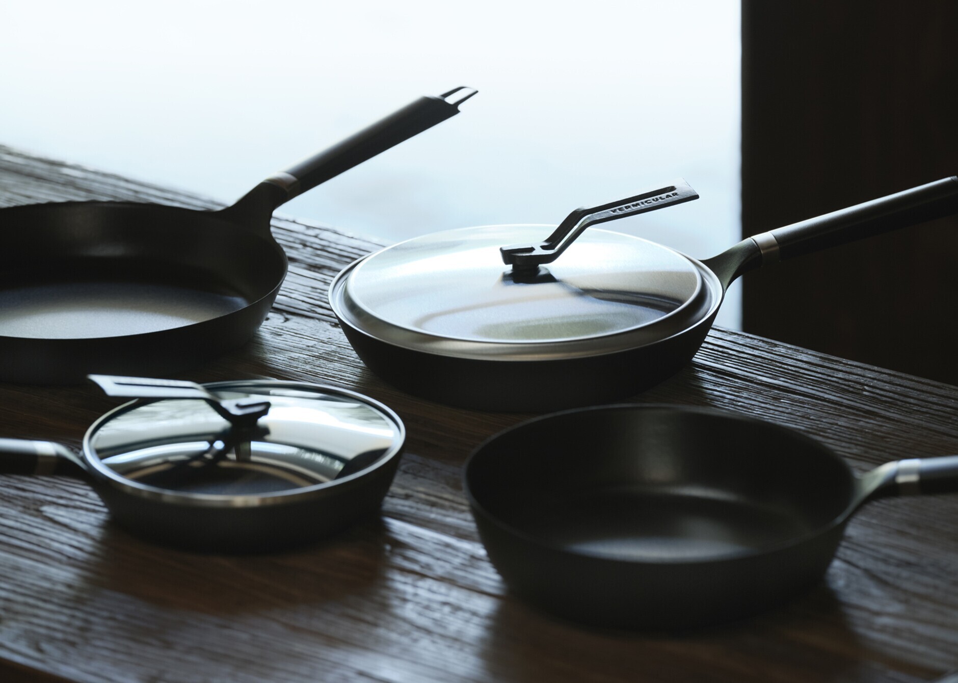 オーブンセーフスキレット 20cm 【ステンレスリッドセット】[メタル