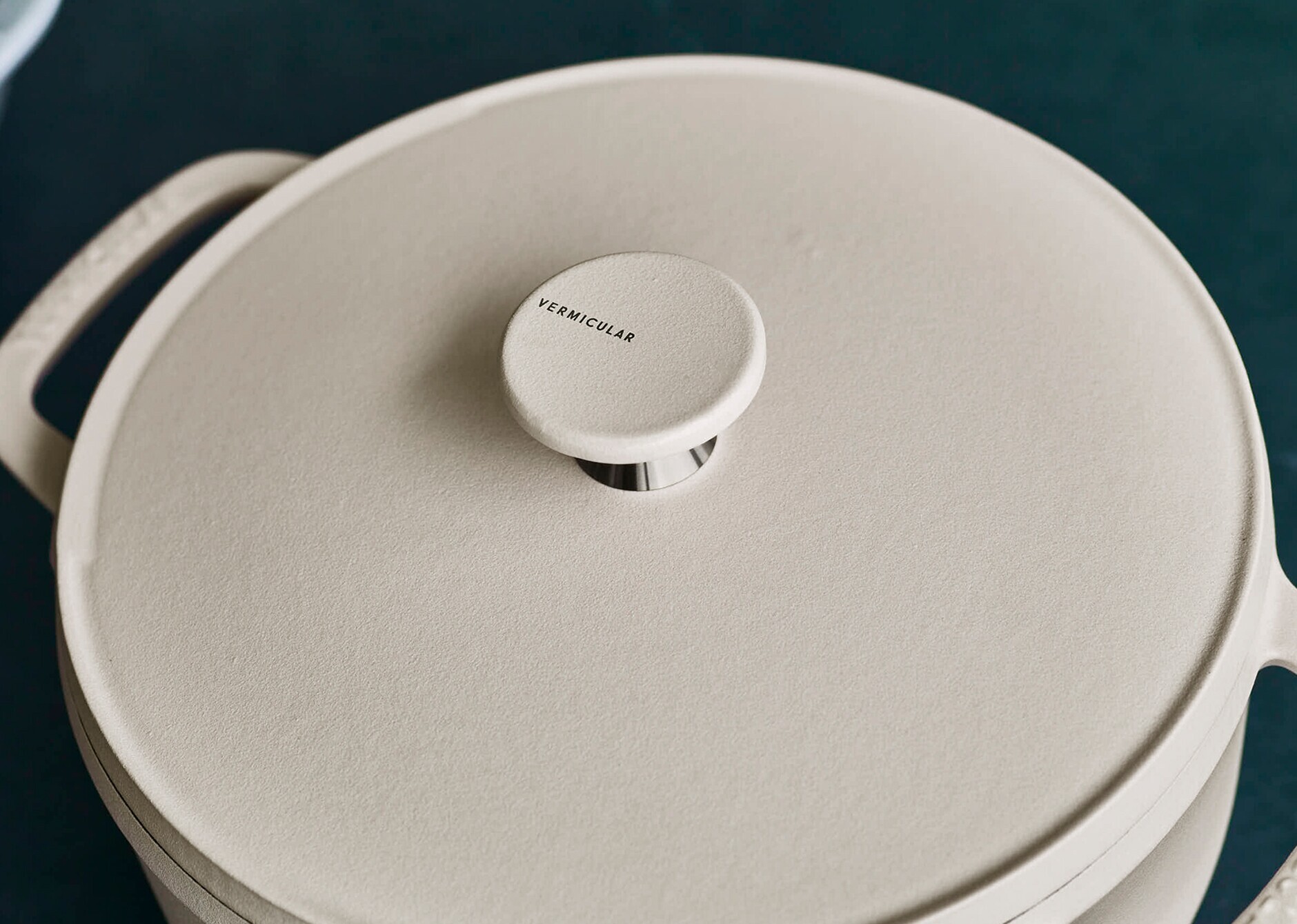 オーブンポット 2 MINI 14cm ベーシックノブ[シーソルトホワイト