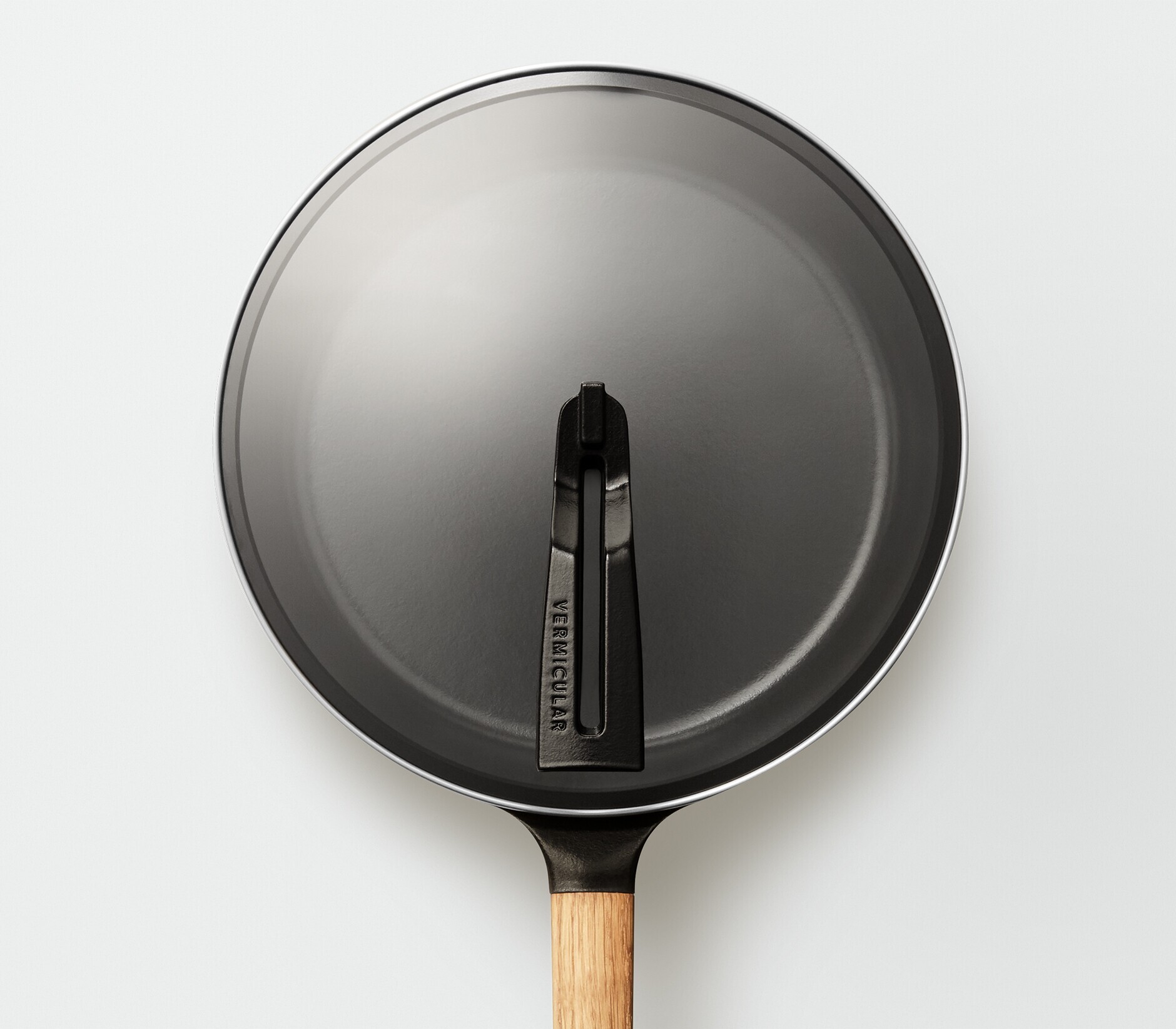 フライパン 26cm 【ガラスリッドセット】[オーク］ | バーミキュラ公式