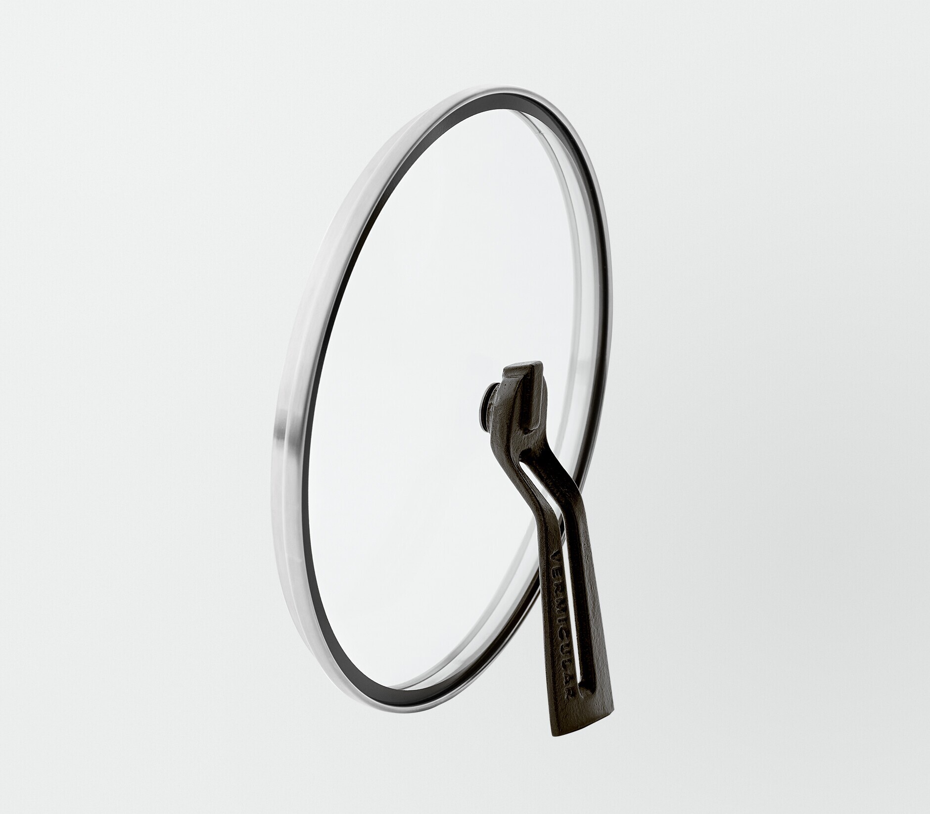 フライパン 20cm 【ガラスリッドセット】[ウォールナット