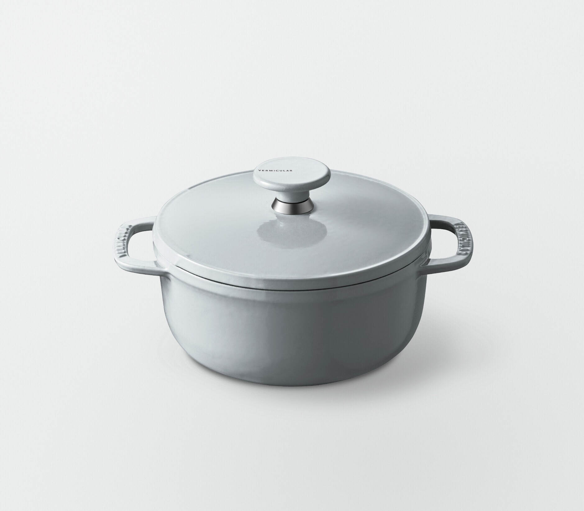 オーブンポット 2 MINI 14cm ベーシックノブ[オイスターグレー