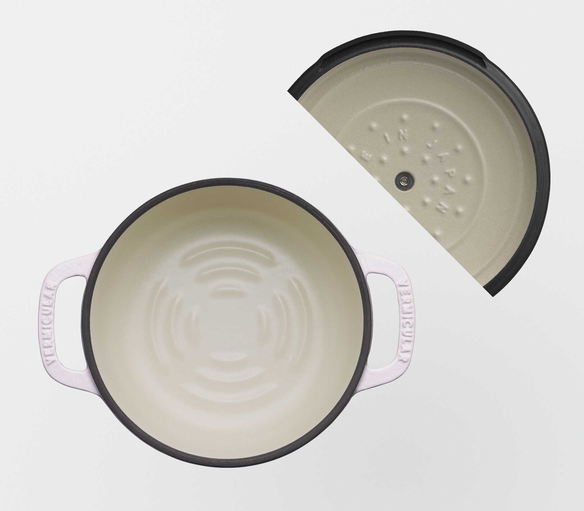 オーブンポット 2 MINI 14cm ベーシックノブ[マットクラウドピンク