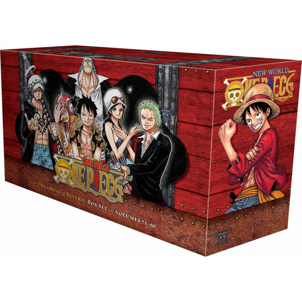 One Piece Box Set 4: Dressrosa to Reverie : Volumes 71-90 with Premium
