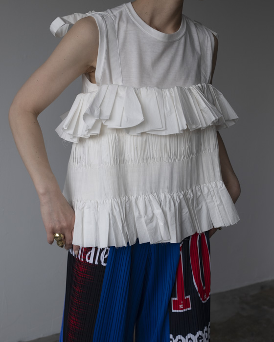 VONIQUE / RENATA BRENHA ''BABADO TOP'' (WHITE)