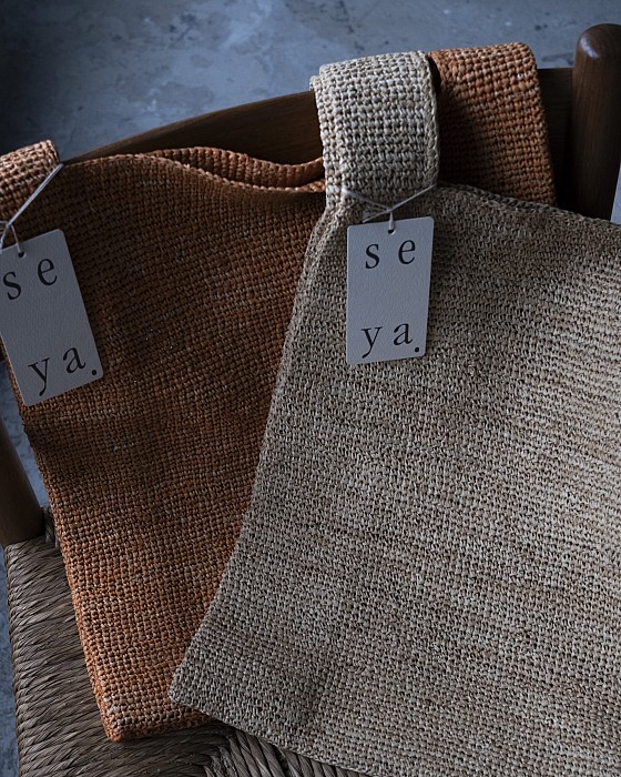 VONIQUE / seya/ RAFFIA SHOPPING BAG