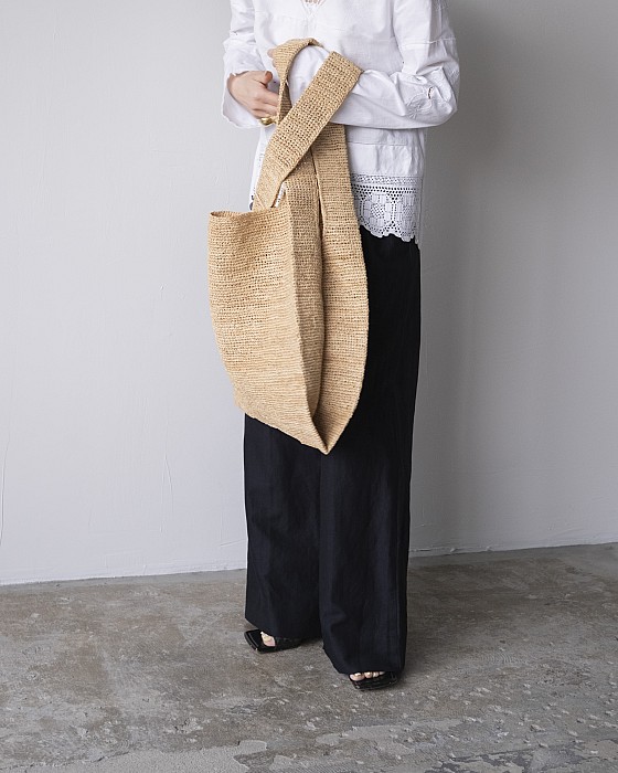 VONIQUE / seya/ RAFFIA SHOPPING BAG