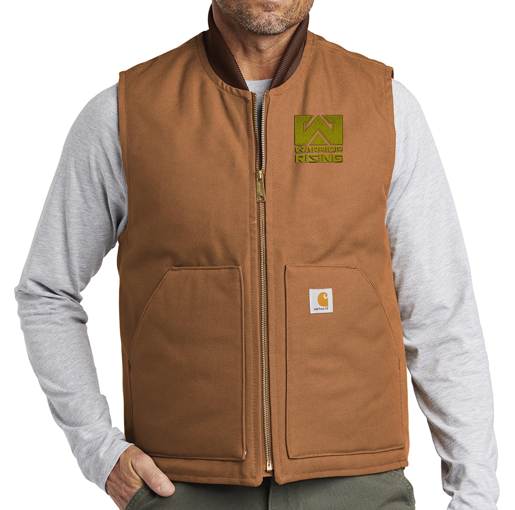 Warrior Rising Carhartt Duck Vest – Warrior Rising Marketplace