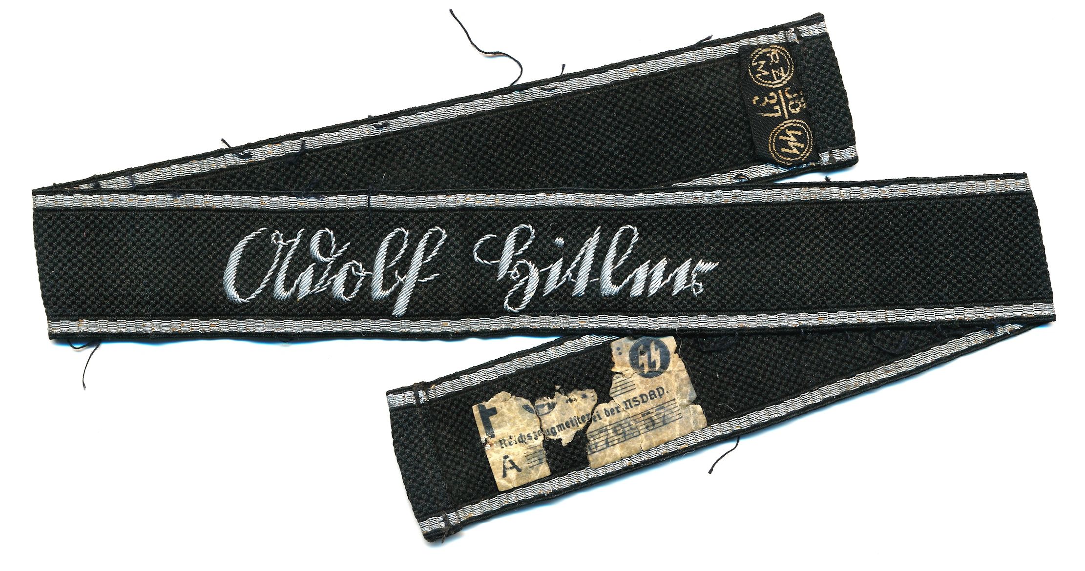 SOLD - Leibstandarte Adolf Hitler LAH officer's silver bullion