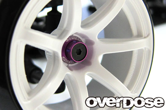 アルミワンピースアクスルシャフト 4mm(For OD/RWD フロント用/レッド