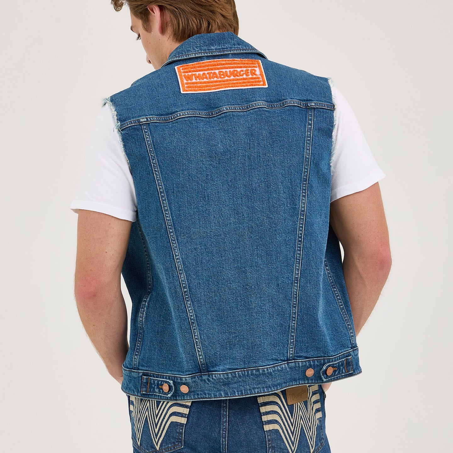 Wrangler® x Whataburger® Men's Cut-Off Vest – WHATASTORE