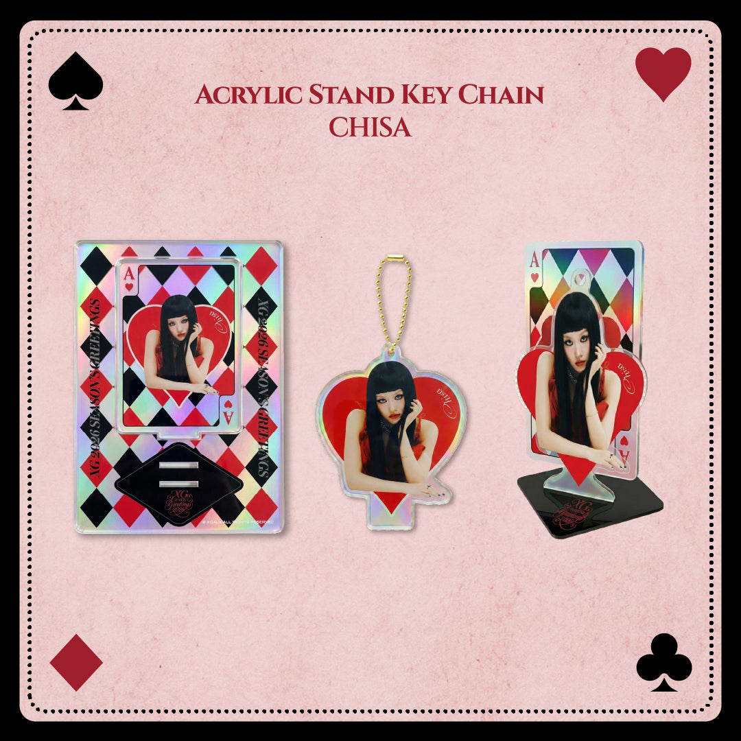 XG 2026 SEASON'S GREETINGS】Acrylic Stand Key Chain / CHISA