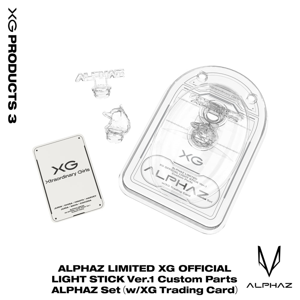 ALPHAZ LIMITED XG OFFICIAL LIGHT STICK Ver.1 Custom Parts / ALPHAZ