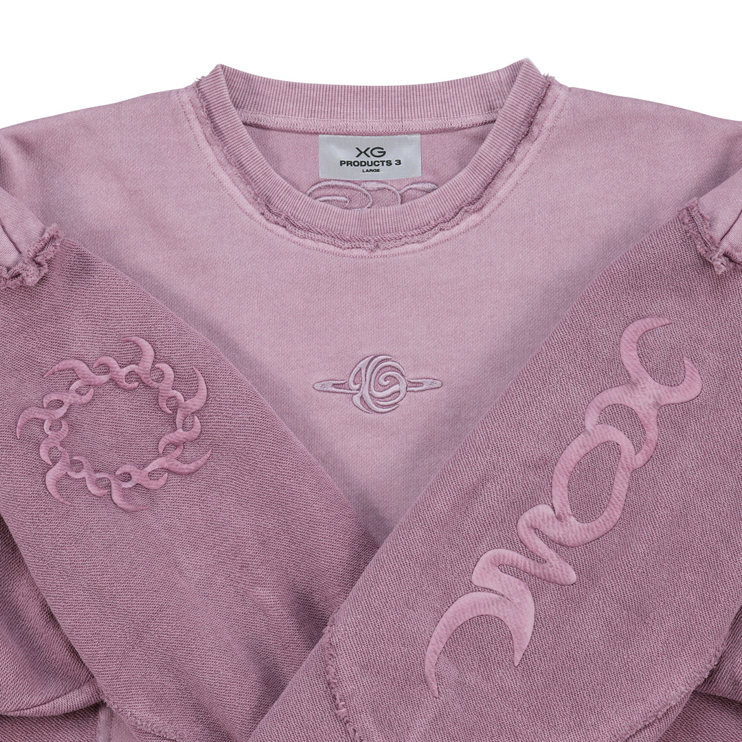 Pigment Dyed Docking Sweatshirt / PURPLE – XGALX OFFICIAL SHOP