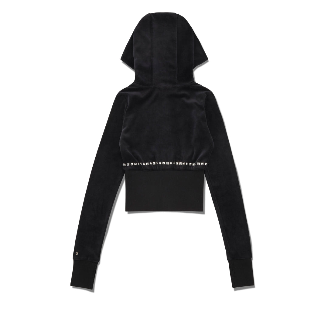 Ships sequentially from early April onward》Velour Zip Hoodie