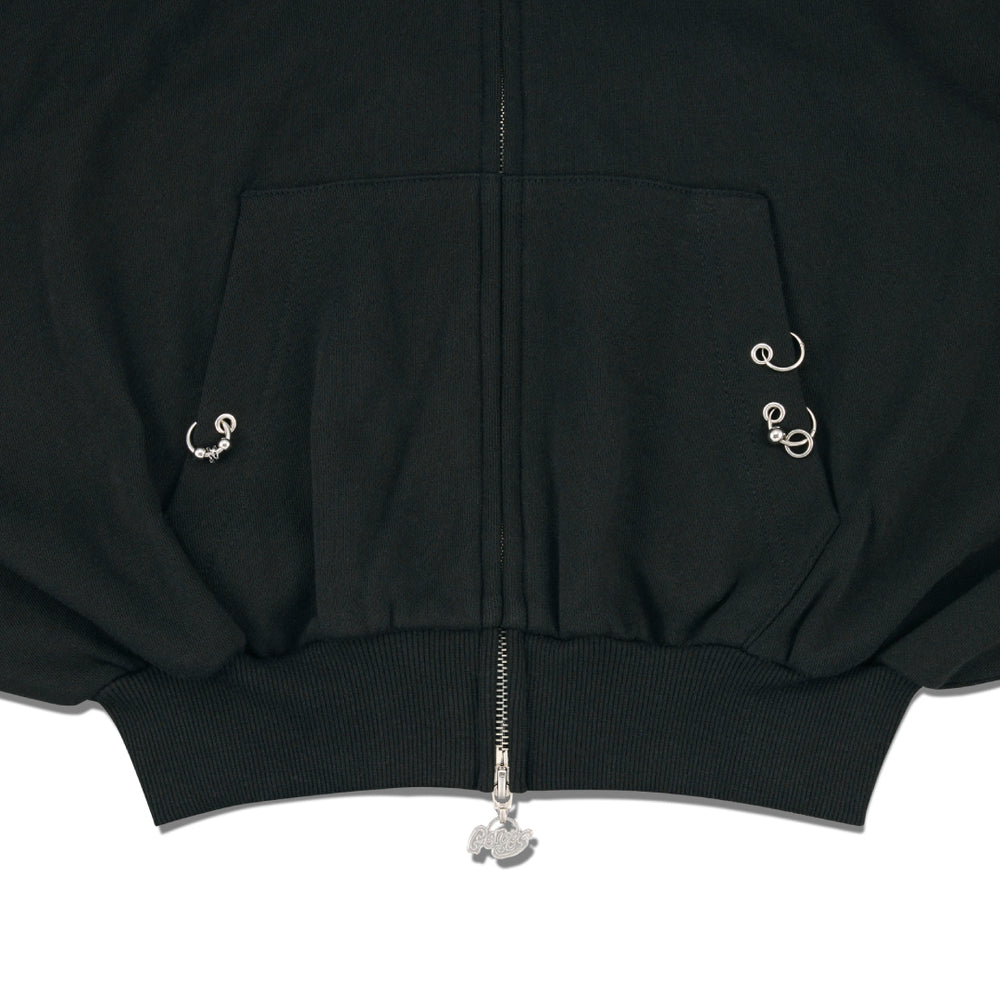 Ships sequentially from early April onward》Cropped Zip Hoodie