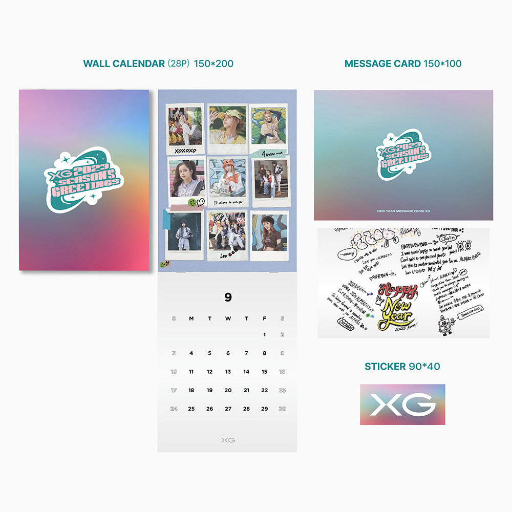 XG 2023 SEASON'S GREETINGS – XGALX OFFICIAL SHOP