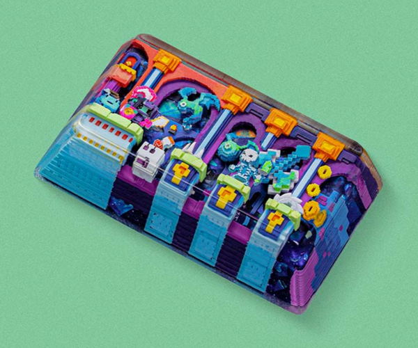 GB] 8-Bit Series – Gaismas Kingdom Artisan Keycaps