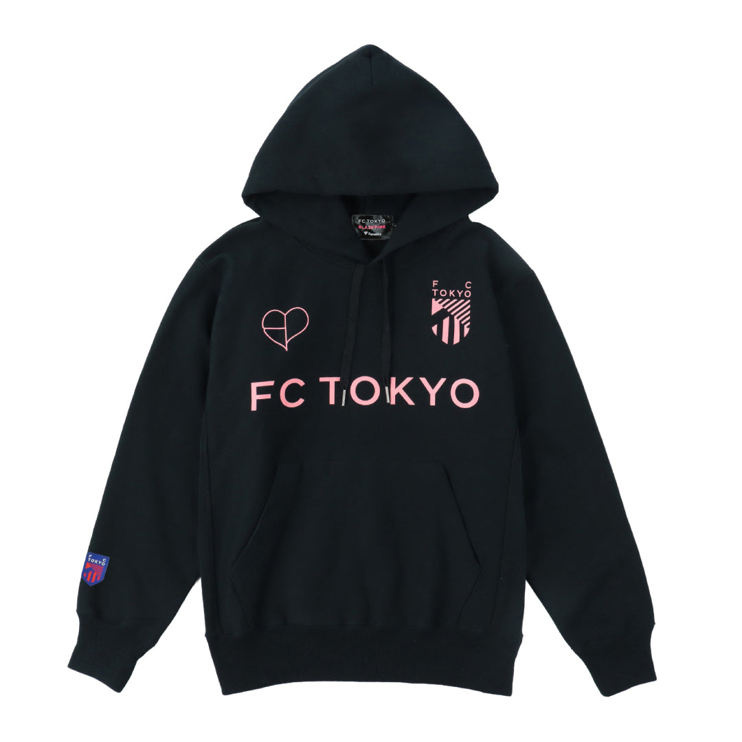 FC東京×BLACKPINK ロゴ フーディ ブラック – YGEX OFFICIAL SHOP