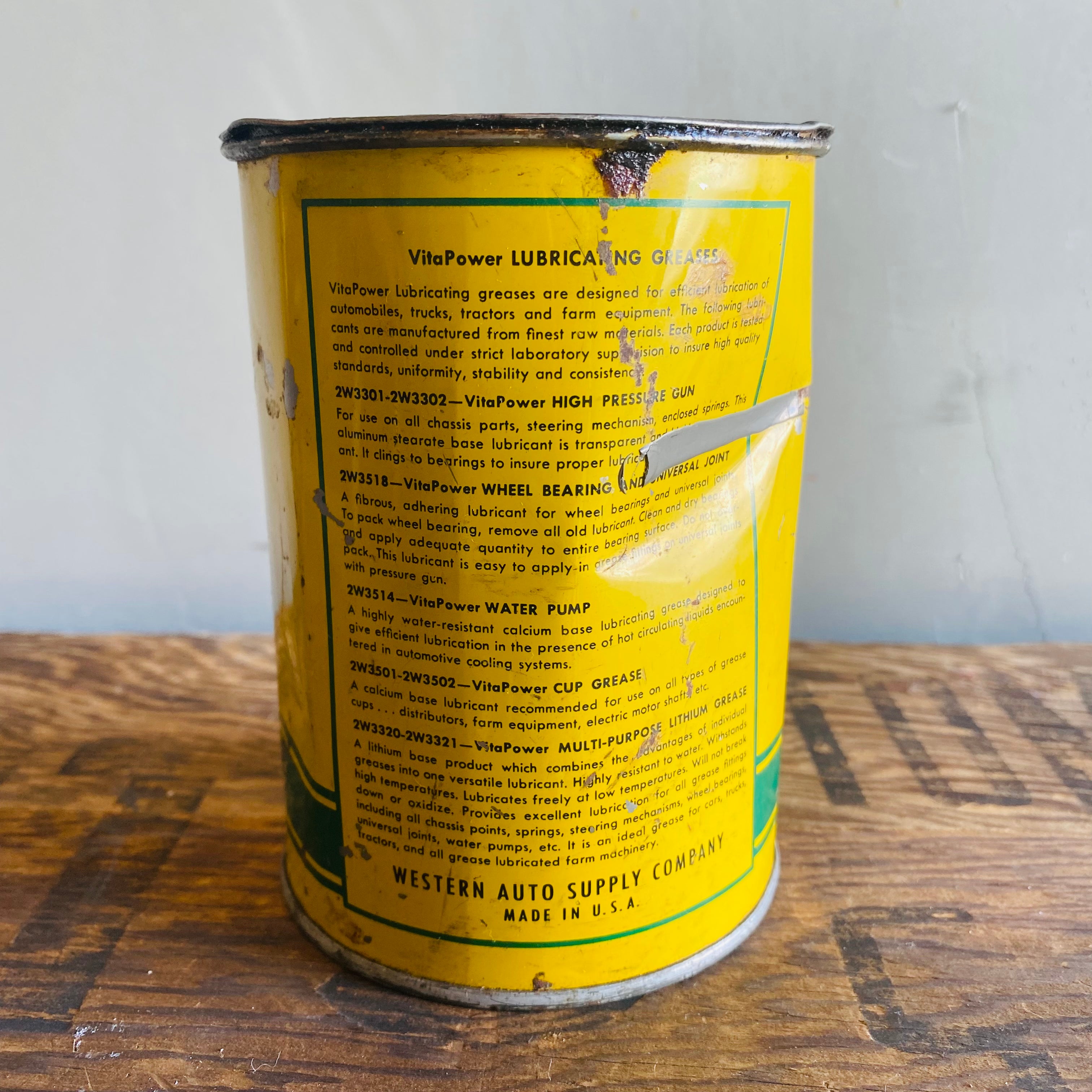 デッド！ 1950's ENCO エンコ オイルドロップ ビンテージ オイル缶